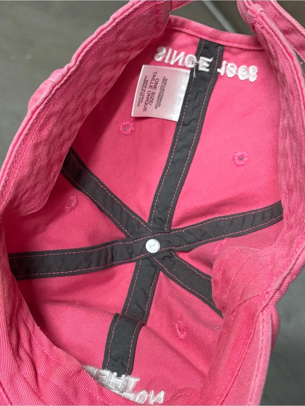 The North Face classic pink
